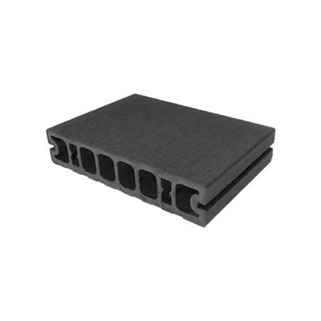 エコロッカ デッキ材 ディープグレー DK2020（表層フラット・サイドスリットあり）耐水 耐候 防電 遮蔽