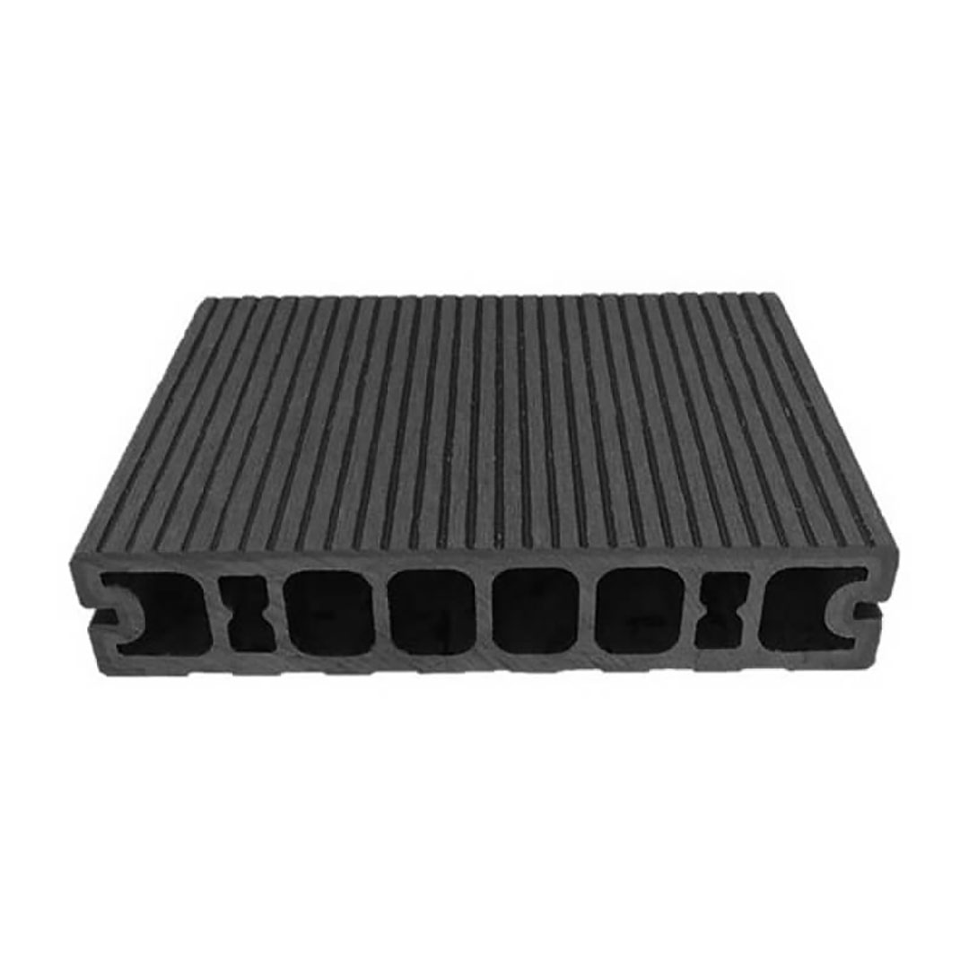 エコロッカ デッキ材  ディープグレー DK2020V2(表層リブ仕上・サイドスリットあり)