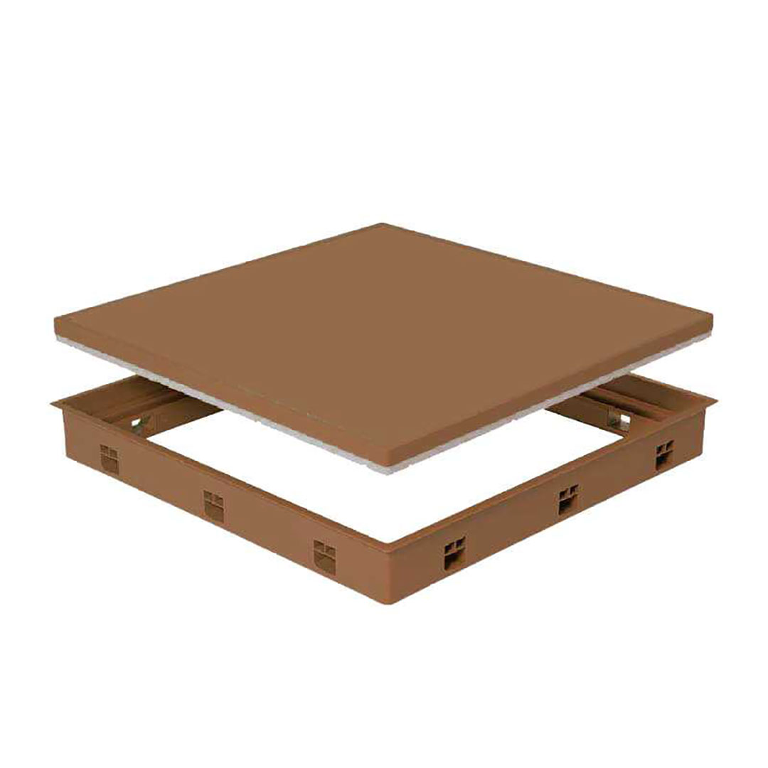 高気密型床下点検口 標準型（600×600）SPF-R6060S-DB ダークブラウン 城東テクノ 点検口