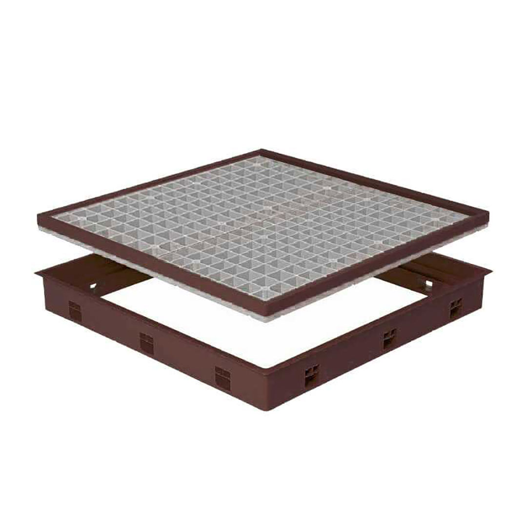 高気密型床下点検口 標準型（450×600）SPF-R4560F12-BB ブラックブラウン 城東テクノ 点検口