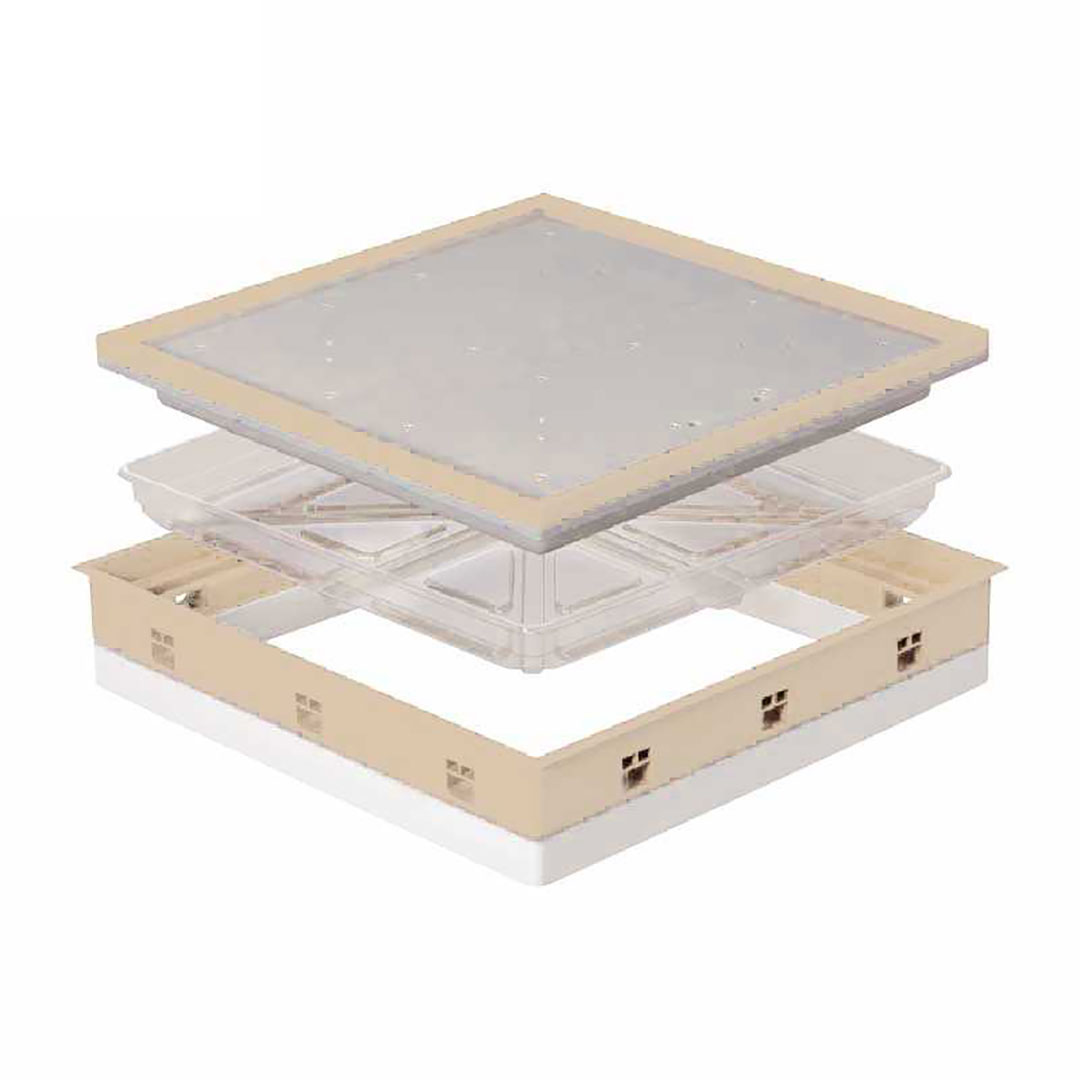 高気密型床下点検口 断熱型（600×600）SPF-R60C-UA1-NL ナチュラル 城東テクノ 点検口