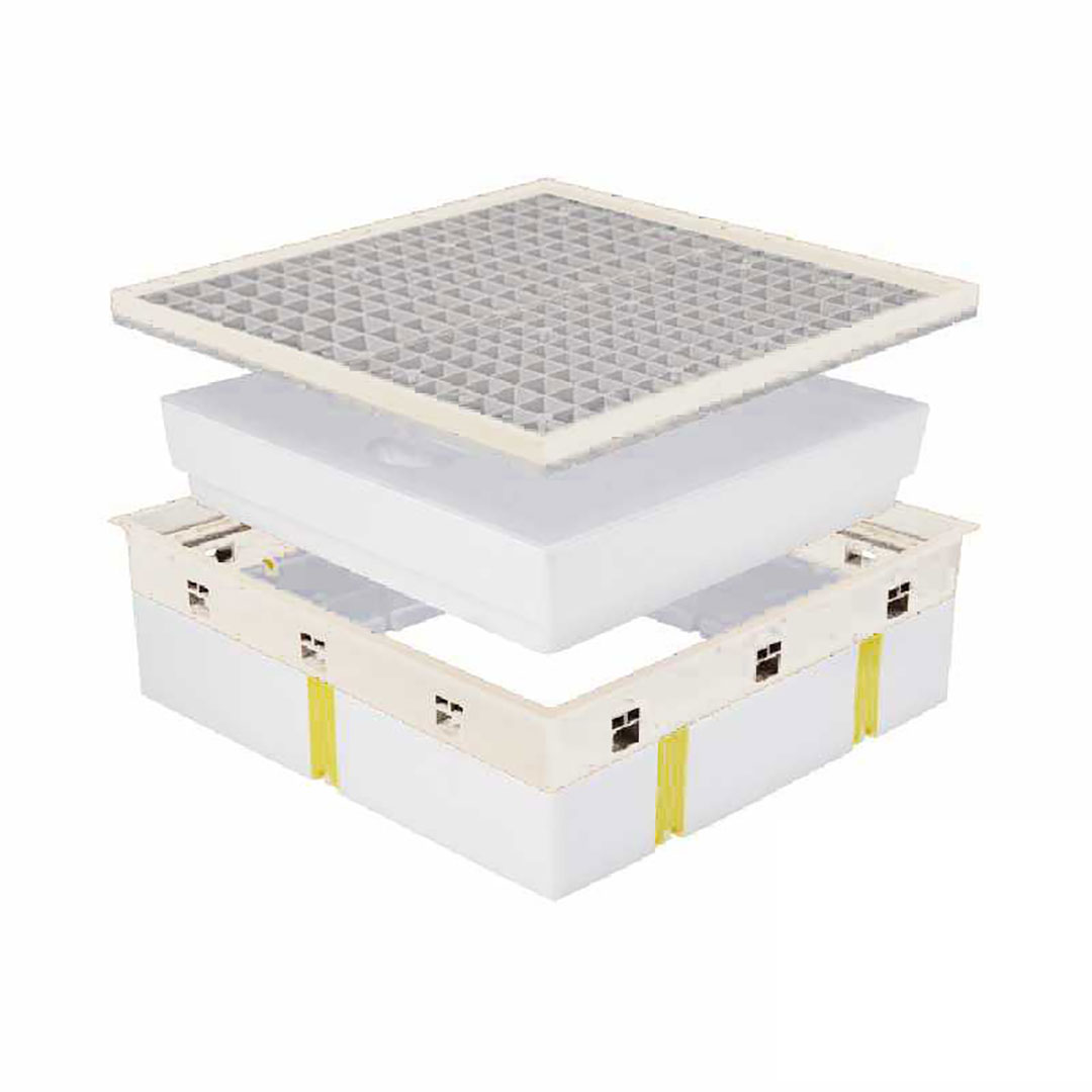 高気密型床下点検口 高断熱型（450×600）SPF-R45C-BC2-IV アイボリー 城東テクノ 点検口