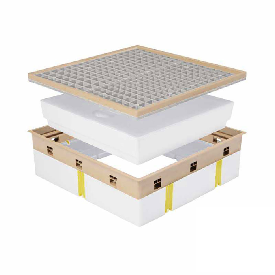 高気密型床下点検口 高断熱型（450×600）SPF-R45C-BC2-NL ナチュラル 城東テクノ 点検口