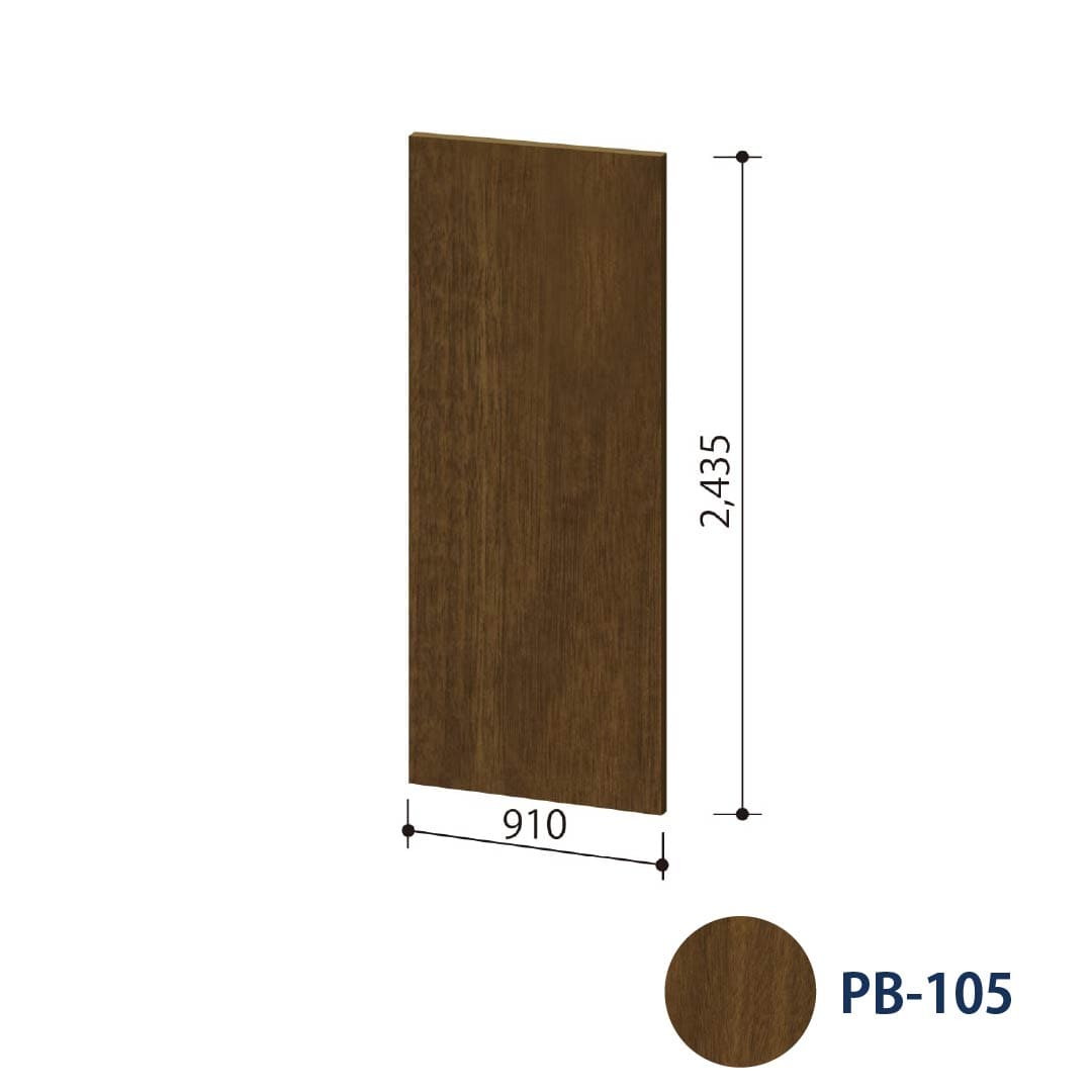 ピタバンSS 3×8 MDF コバ無 PB-105 3.0×910×2,435（mm）【ケース販売】2枚入 マグエックス magX