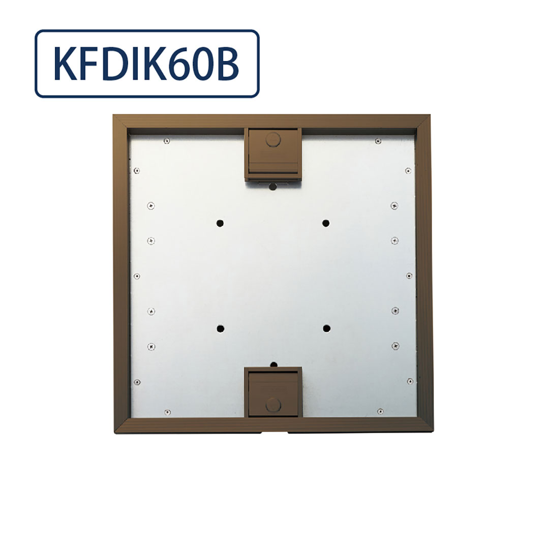 床点検口 ウッドデッキ向け 錠付 600角 KFDIK60B  アルミブロンズ ダイケン(法人限定)