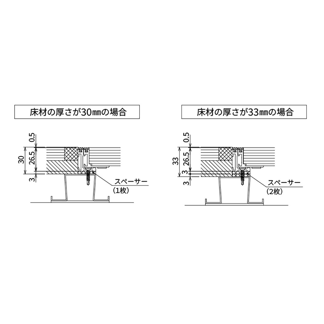 床点検口 木質フロア材向け 錠無 460角 DIKSP2460【ケース販売】4台入 ステンレス目地 ダイケン
