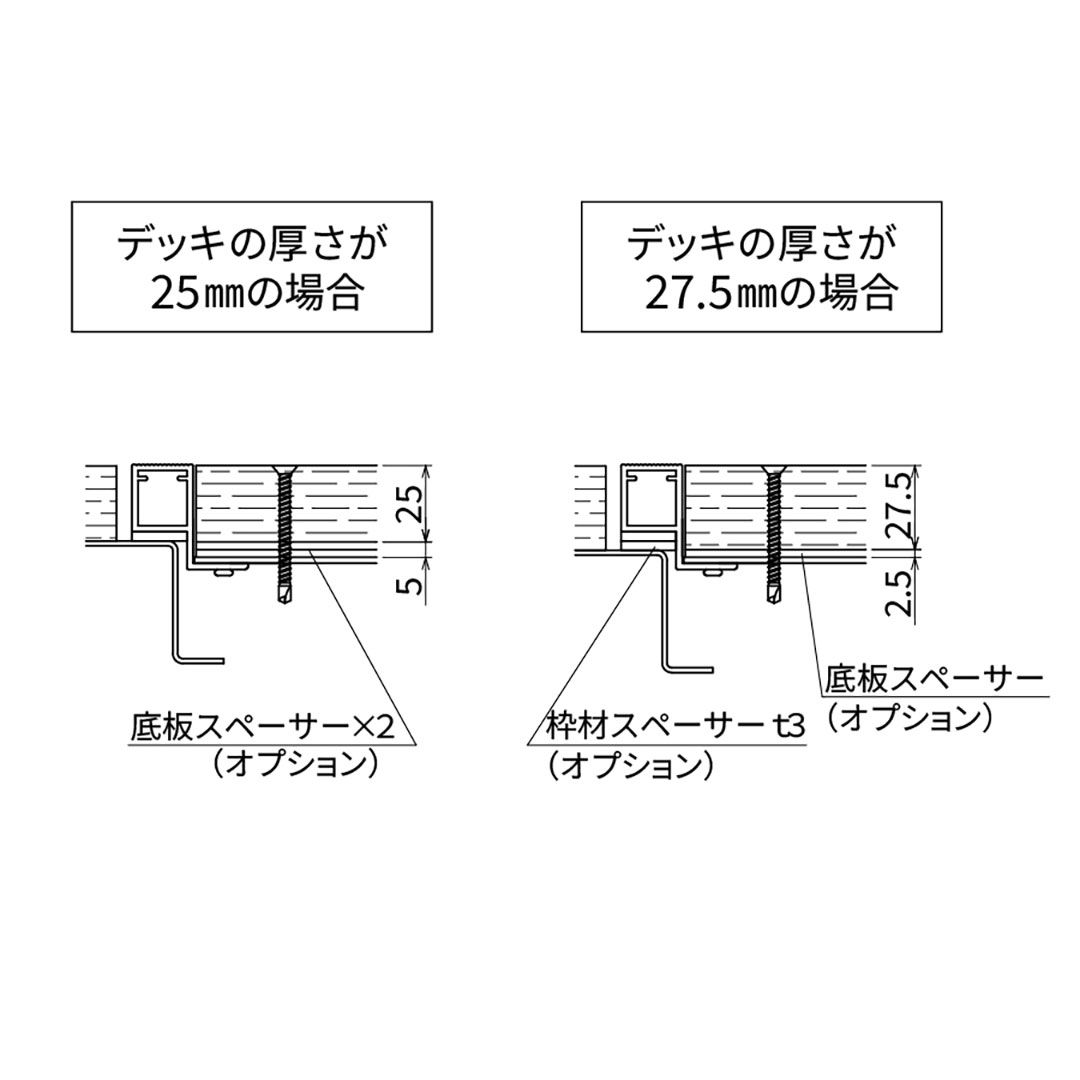 床点検口 ウッドデッキ向け 錠付 600角 KFDIK60N  アルミステンカラー ダイケン(法人限定)