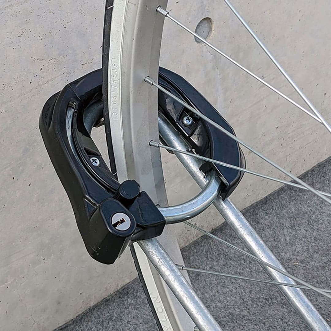 ダイケン 自転車ラック CS-H1B-SR スタンド高 スチール製 盗難対策品 屋外駐輪場 独立式サイクルスタンド