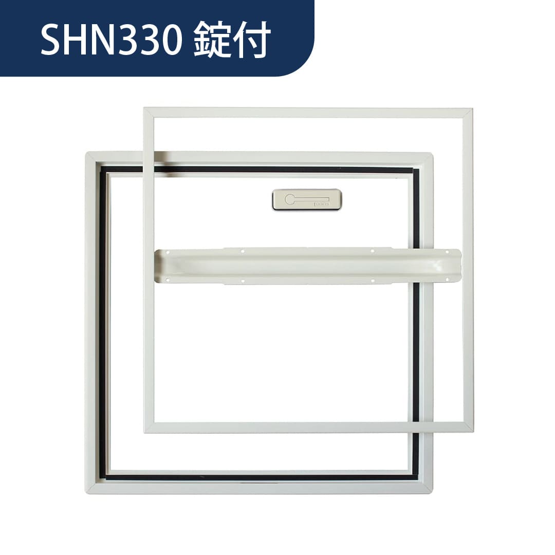 ホーム床点検口 錠無 SH3型 300角 艶有ホワイト SHH330 気密 仕上厚15mm ダイケン(法人限定)
