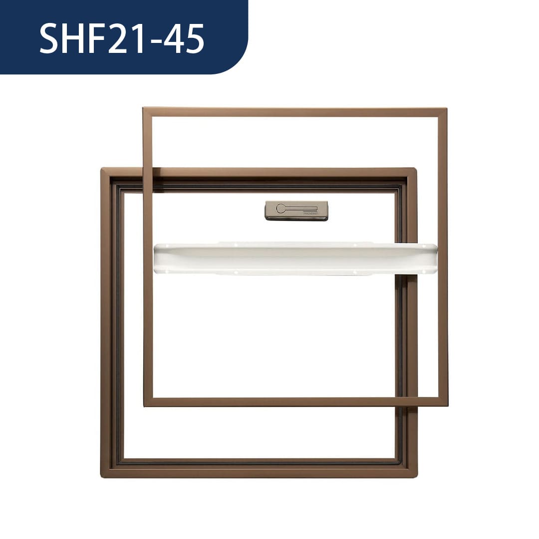 ホーム床点検口 SH21型 450角 艶有ブロンズ SHF21-45 気密 ホーム床点検口 仕上厚21mm ダイケン(法人限定)