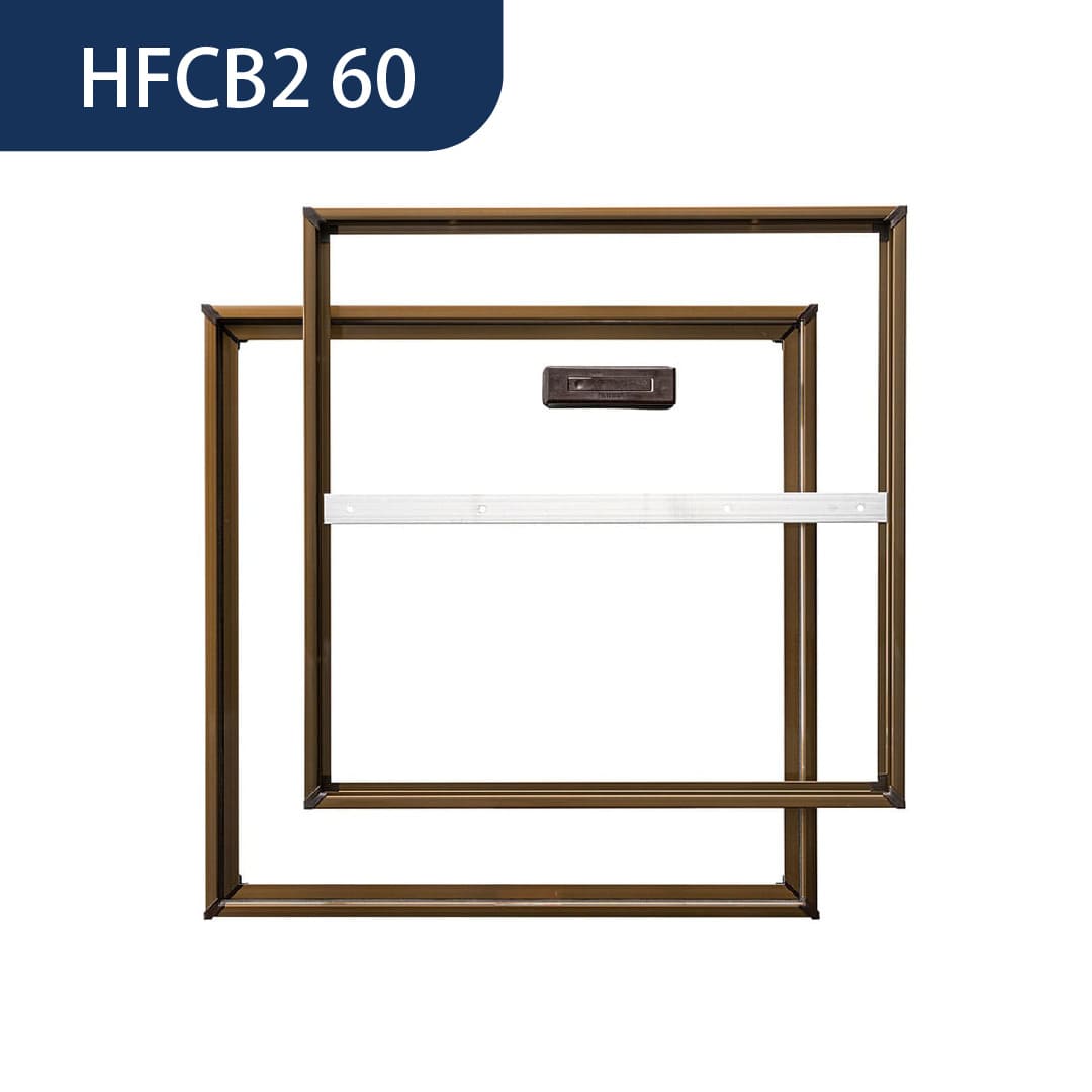 ホーム床点検口 HFC2型 600角 艶有ブロンズ HFCB260 簡易気密 仕上厚15mm ダイケン(法人限定)
