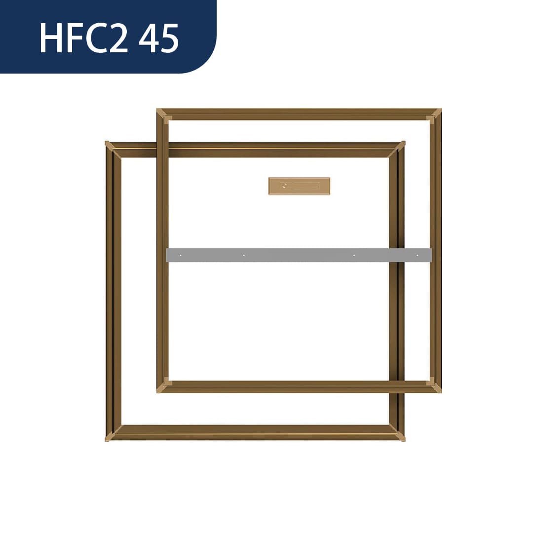 ホーム床点検口 HFC2型 450角 艶有シルバー HFC246 簡易気密 仕上厚15mm ダイケン(法人限定)
