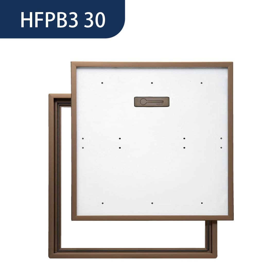 ホーム床点検口 HFP型 300角 艶有ブロンズ HFPB330 簡易気密 仕上厚15mm ダイケン(法人限定)