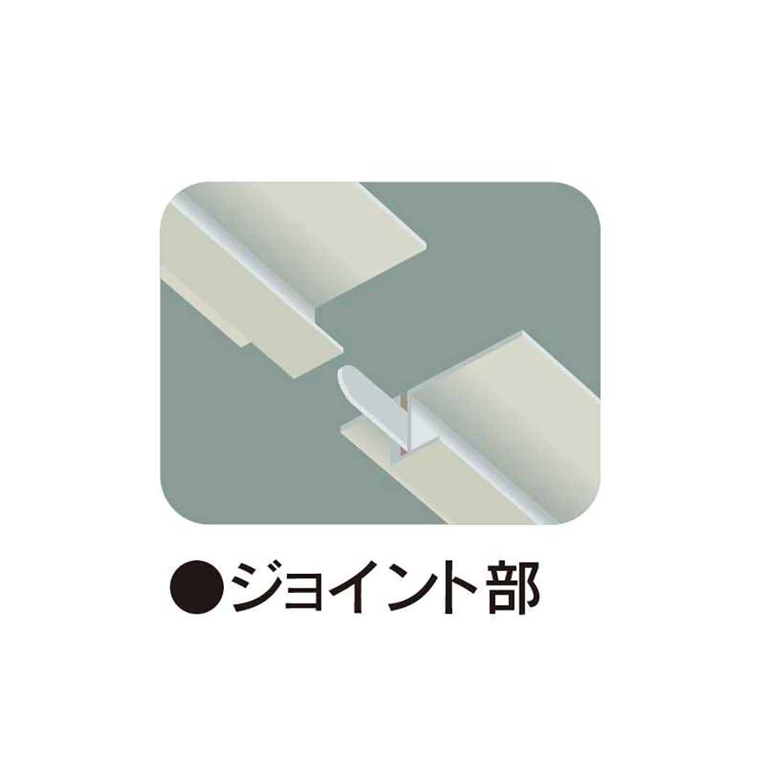 目透し見切 CFP-9 2000mm CFP9 【ケース販売】50本入 先付け クロス貼り フクビ