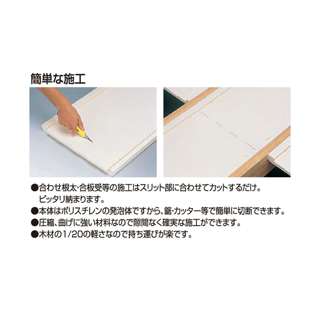 フクフォーム 大引根太工法 S-1.2型6H FFS12H【ケース販売】24枚 断熱材 ポリスチレン フクビ
