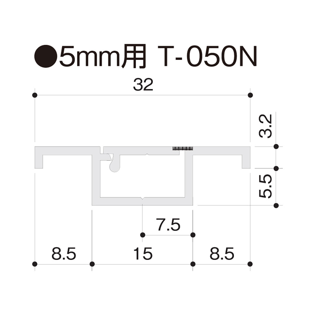 点検口枠 T-050N オフホワイト T5N30 300×300mm【ケース販売】25枠 ボード厚5mm用 天井壁兼用 フクビ