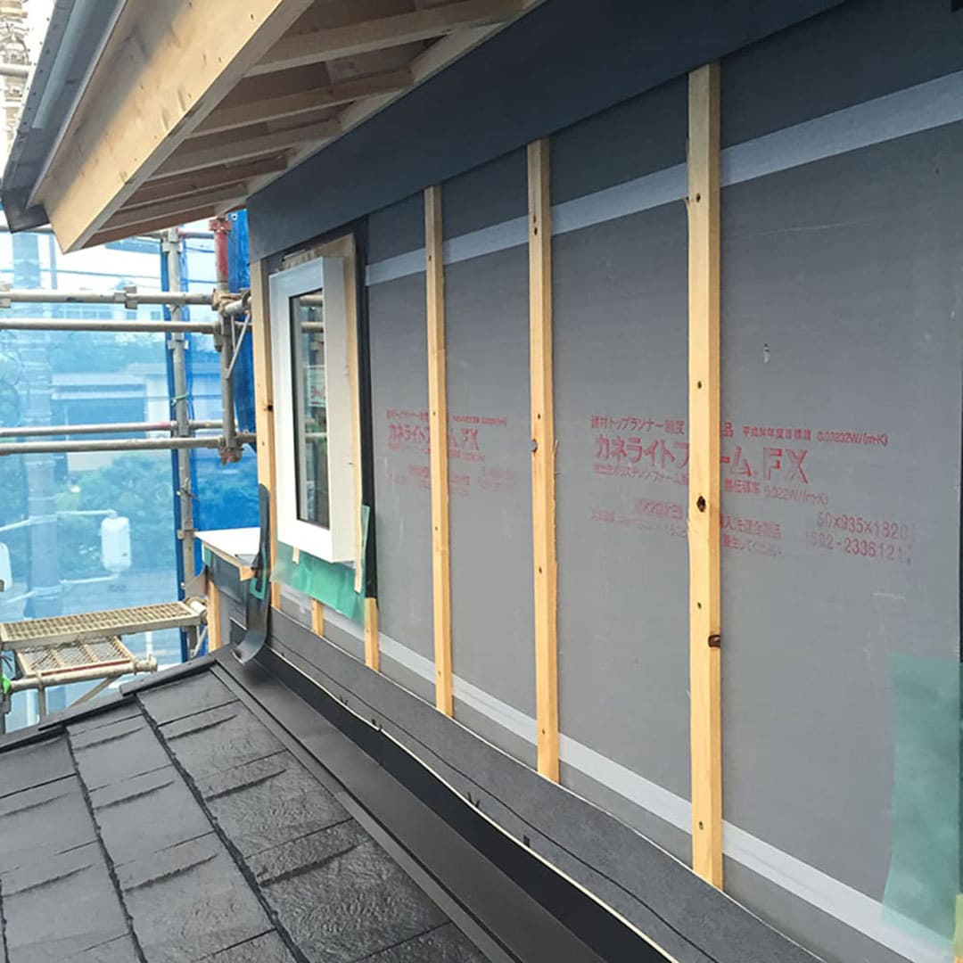 壁断熱施工例