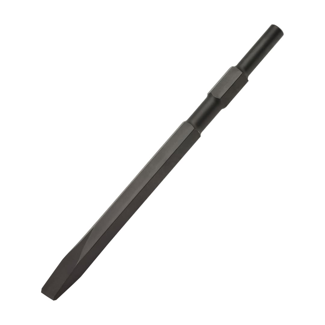 コールドチゼル  六角軸電動ハンマ用 溝つき作業  609-703  先端幅19mm×全長280mm カクダイ