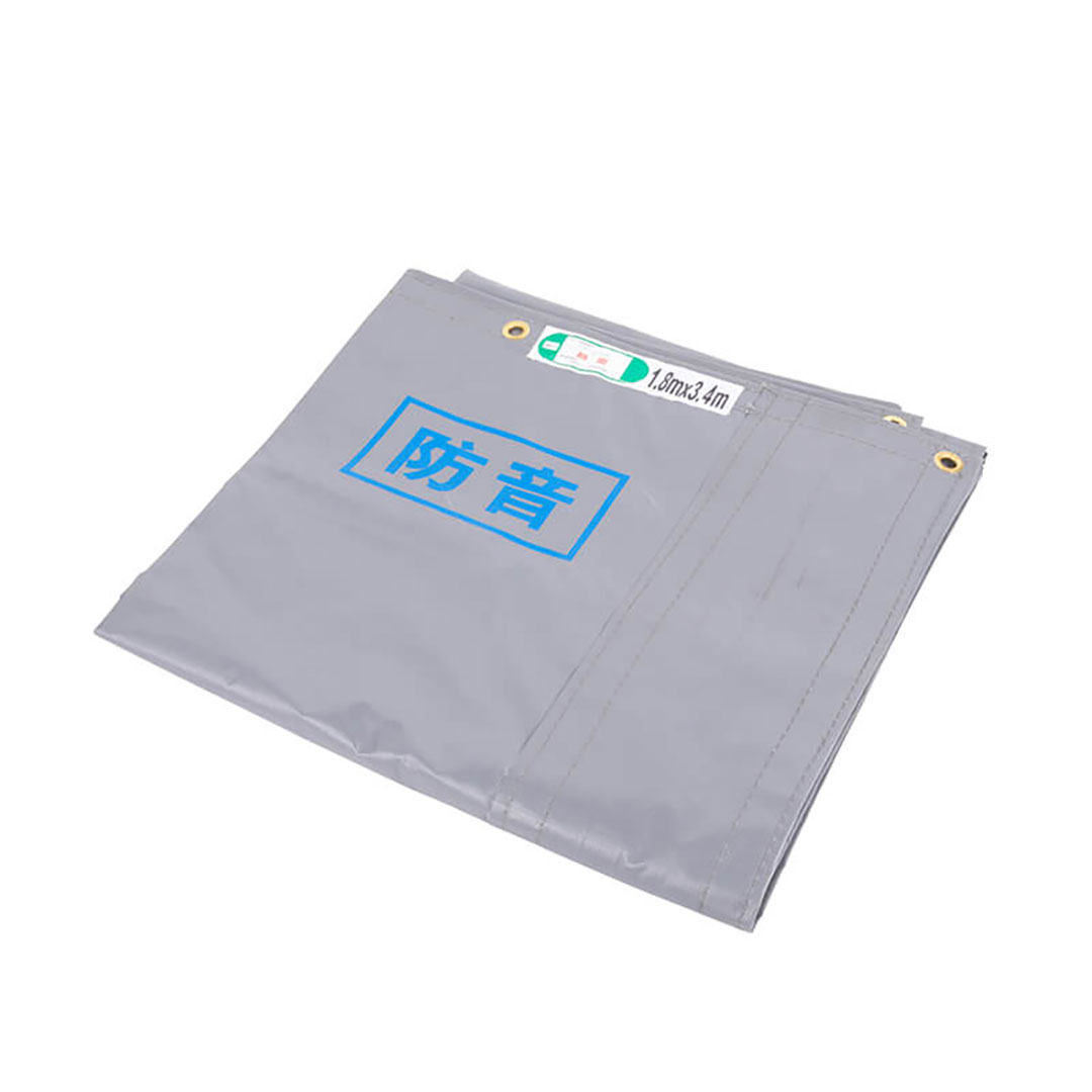 防音シート 軽量タイプ 0.6×5.4（m） 日本防炎協会適合品　工事 建設 足場 仮設 防炎認定 灰色 KMネクスト