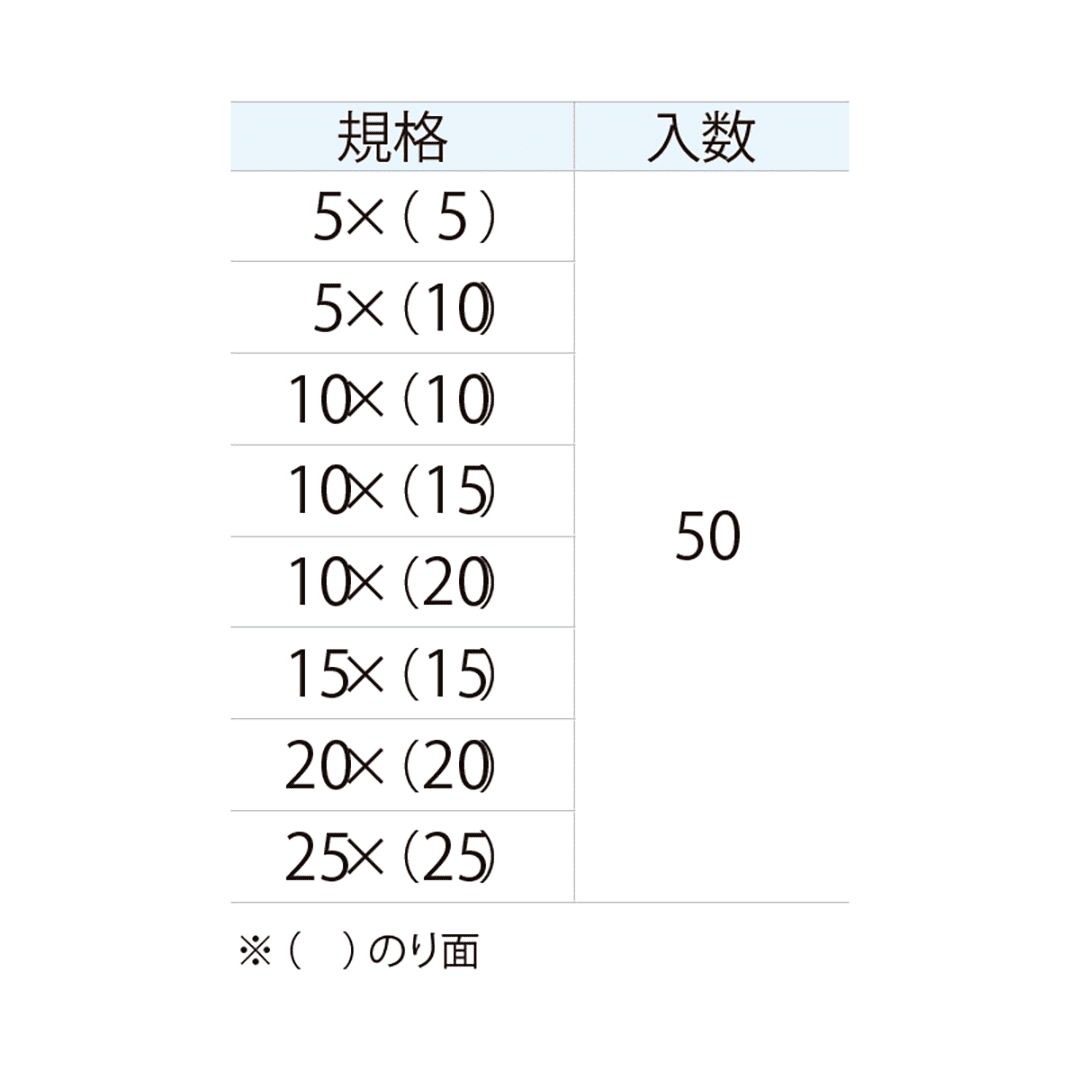 のり付き バッカー バックアップ材 10×15×1000(mm) のり面15mm 【ケース販売】 50本入