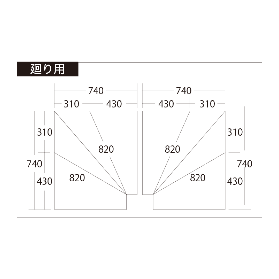 ろくはら階段 廻り用 養生材【ケース販売】直用10枚 廻り用2枚 廻り用紙管6本 N47-021 エムエフ (法人限定)