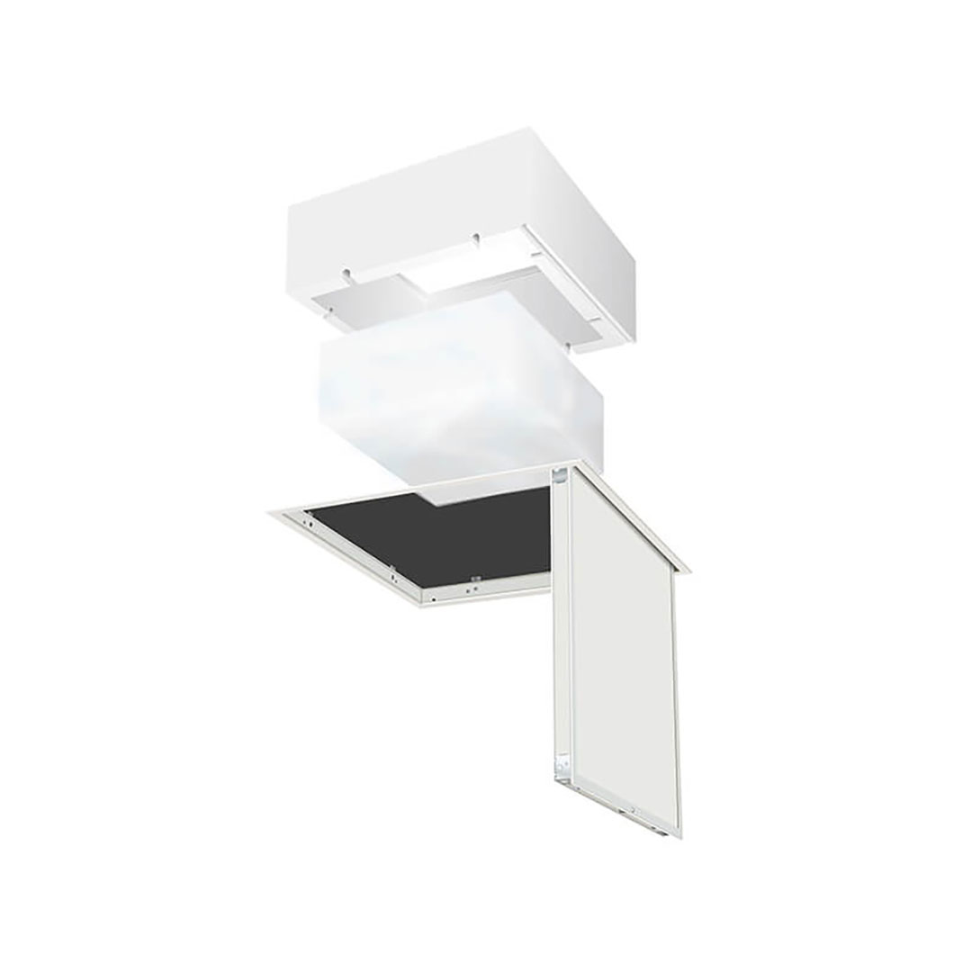 高気密・高断熱型 天井点検口 ハイハッチCTD ホワイト 500×500 HHCTD-515W ナカ工業