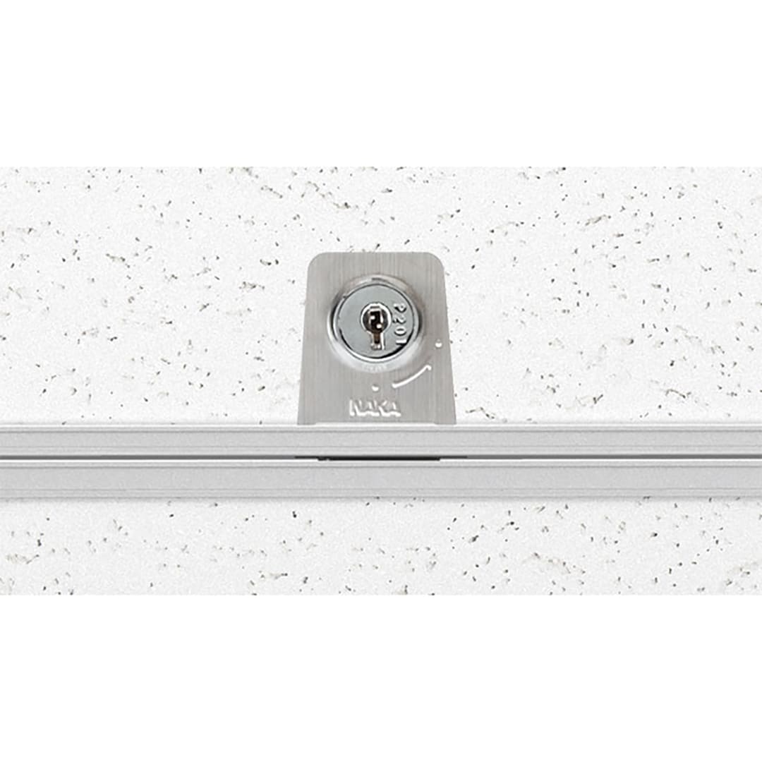 天井点検口 ハイハッチ 鍵付 ホワイト GS HHGS-K3060W 細額縁 303×606 白 額縁 点検口 ナカ工業