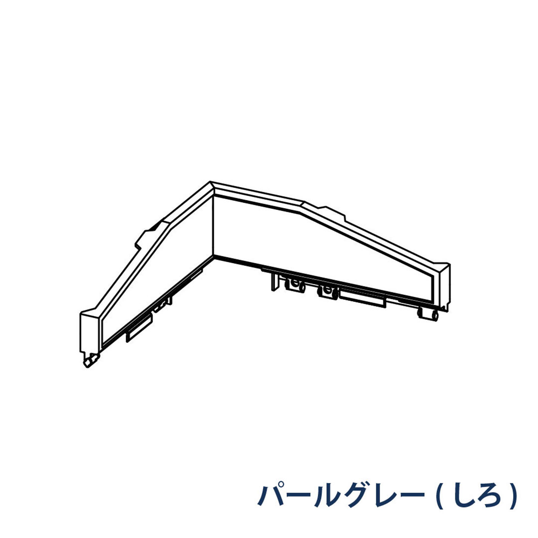 パナソニック 内飾り板 90° MQK1032 パールグレー(しろ) 1箱(4個) 雨樋 KAKU RK85(軒系列) アイアン 高耐食