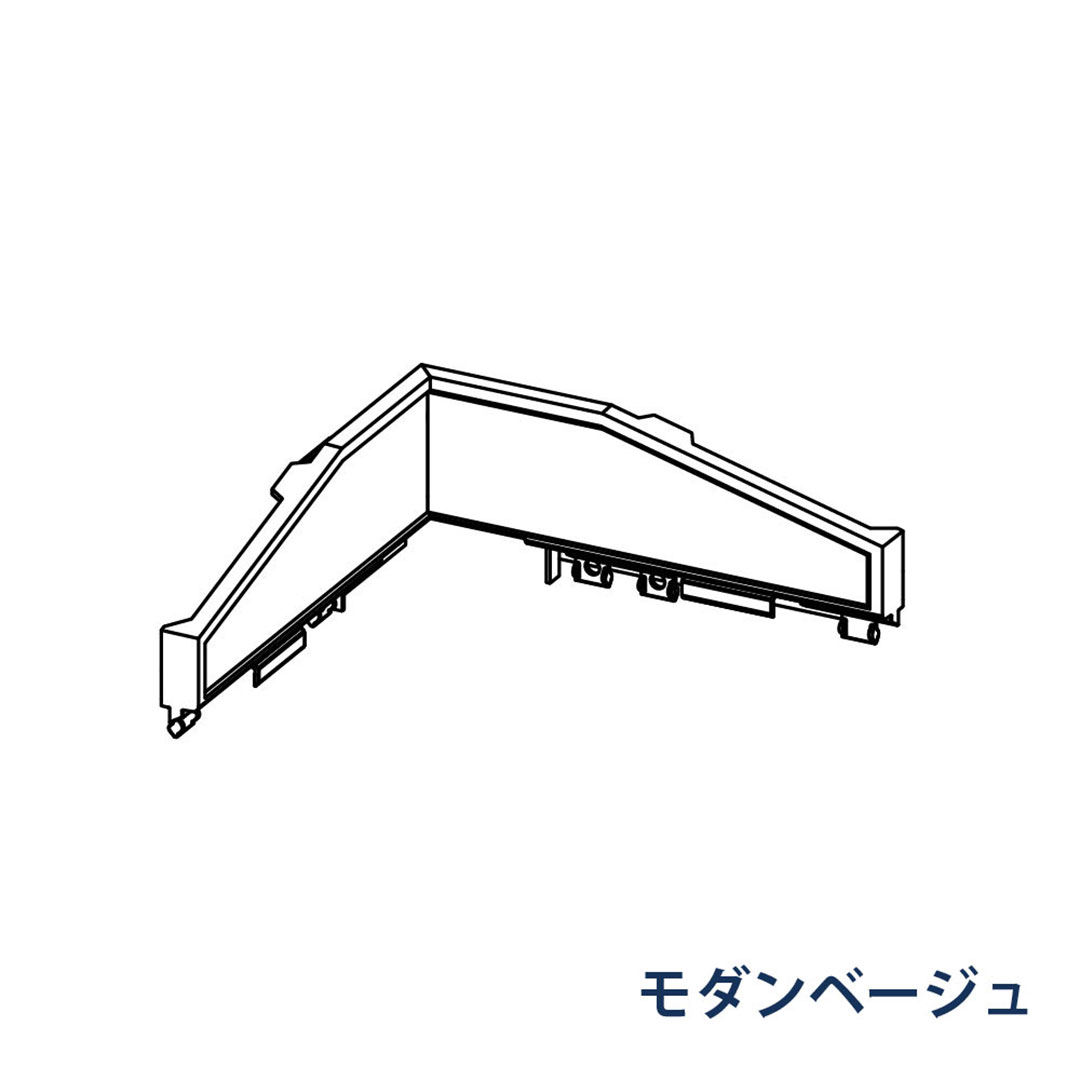 パナソニック 内飾り板 90° MQKX032 モダンベージュ 1箱(4個) 雨樋 KAKU RK85(軒系列) アイアン 高耐食