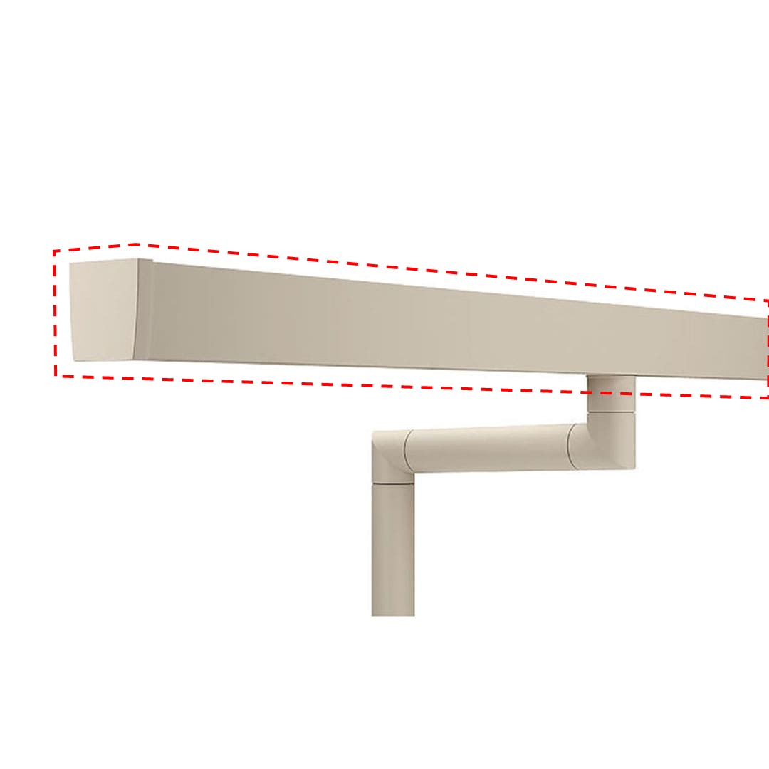 パナソニック 軒とい 3000mm MQKX130 モダンベージュ 1箱(4本) 雨樋 KAKU RK85(軒系列) アイアン 高耐食