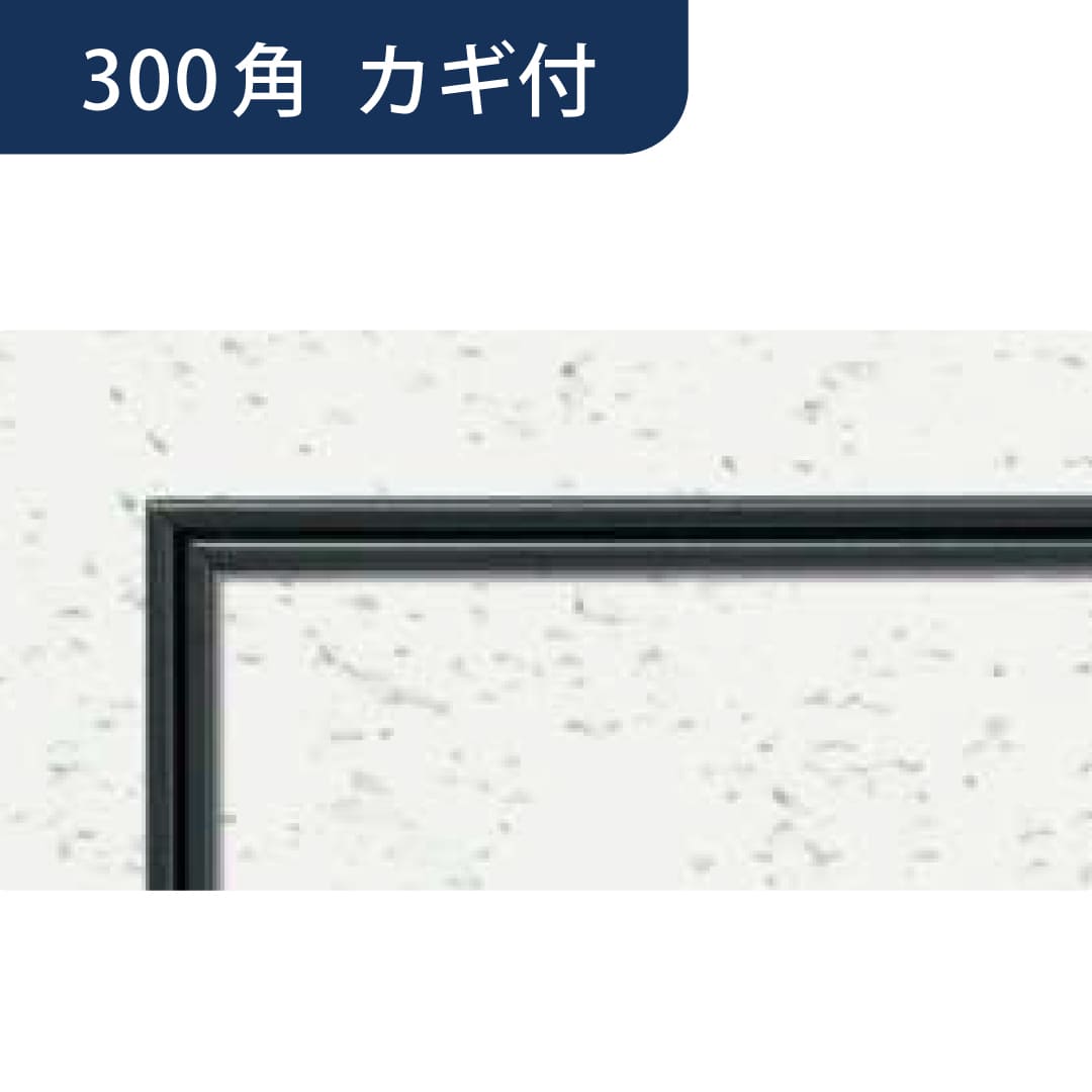 点検口 リーフ目地 303 タイプ1 CB カギ付 カスタムブラック 300角 62656 天井 アルミ 目地 4方向 創建