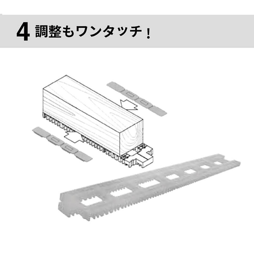 フリーロング キャットスペーサー FLCS120 【ケース販売】20枚入 基礎パッキン タカヤマ金属