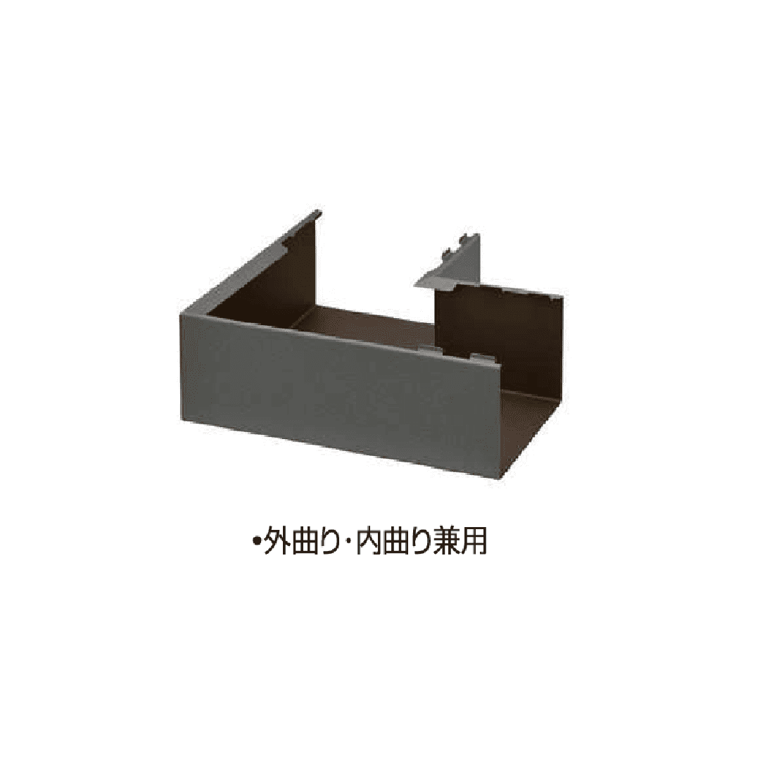 HACO H6号 曲り(外曲り・内曲り兼用)ガンメタ 雨どい 雨樋部品 タニタハウジングウェア GGF-45928
