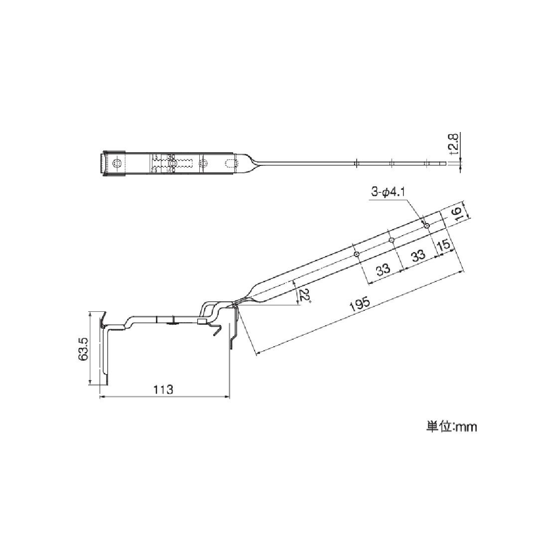 HACO H6号 吊金具(横打)4寸勾配付 雨どい 雨樋部品 タニタハウジングウェア SG-3544C