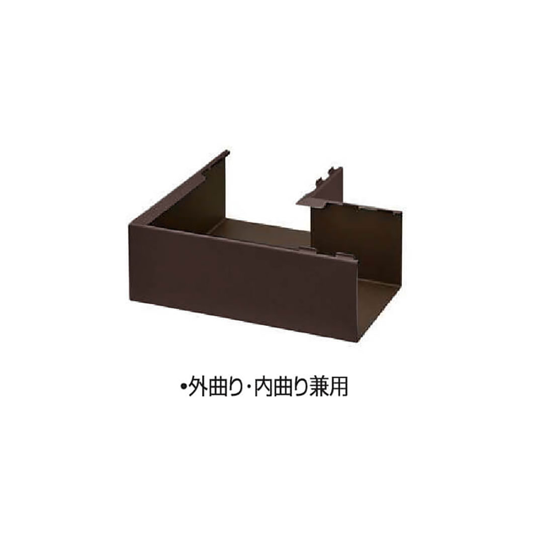 HACO H6号 曲り(外曲り・内曲り兼用)ブラウン 雨どい 雨樋部品 タニタハウジングウェア GGF-45927