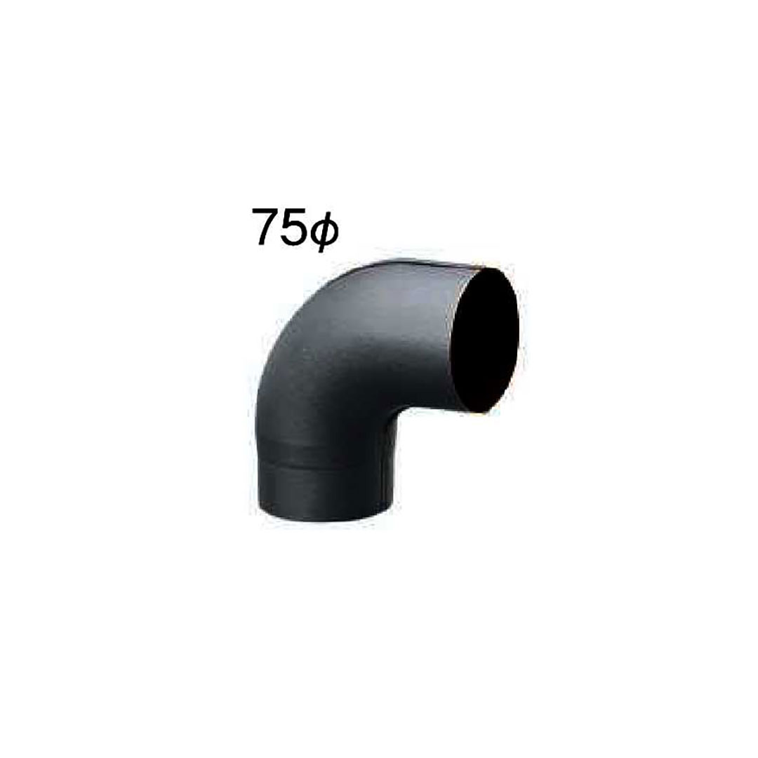丸エルボ90°(75Φ) ブラック タニタ 雨どい GGF-30736