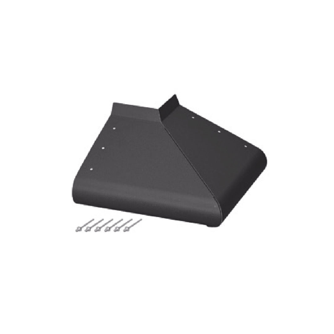 ユキノキ・すとっ葉゜ー U6号 出隅ガイド板 ブラック【ケース販売】6本入 雨どい タニタハウジングウェア GGF-60126