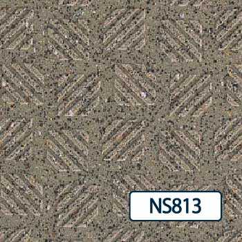 NS800 182巾 チェッカー NS813 屋外用防滑ビニル床シート エコマーク認定商品 東リ