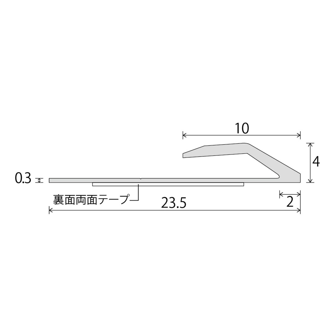 LAY見切り LMI145 4×2100×0.3（mm）東リ